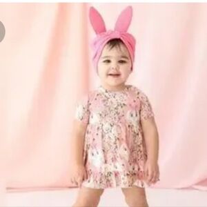 Posh Peanut Bunny Print Dress